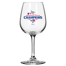 12.75oz Stemmed Wine Glass, MLB American League Champs 2025, Direct Print, Toronto Blue Jays