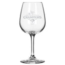 12.75oz Stemmed Wine Glass, MLB American League Champs 2025, Etched, Toronto Blue Jays