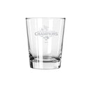 15oz Double Old Fashioned Glass, MLB American League Champs 2025, Etched, Toronto Blue Jays