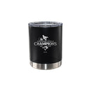 12oz Black Stainless Steel Lowball Tumbler, MLB American League Champs 2025, Etched, Toronto Blue Jays