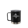 12oz Black Stainless Steel Lowball Tumbler with Handle, MLB American League Champs 2025, Etched, Toronto Blue Jays