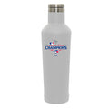 17oz White Stainless Steel Infinity Bottle, MLB American League Champs 2025, Direct Print, Toronto Blue Jays