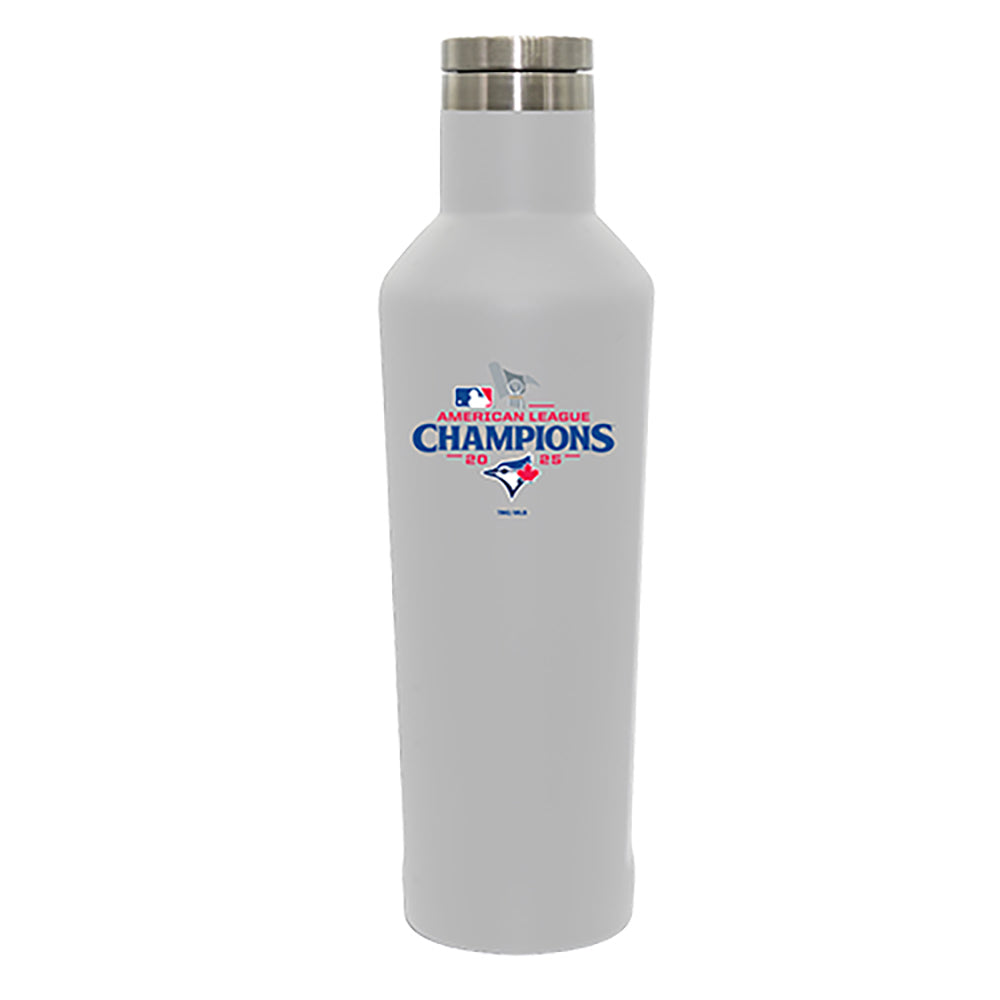 17oz White Stainless Steel Infinity Bottle, MLB American League Champs 2025, Direct Print, Toronto Blue Jays