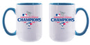 15oz White Mug with Inner Color, MLB American League Champs 2025, Sublimation, Toronto Blue Jays