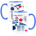 2pk 15oz White Mug with Royal Blue I/C | Toronto Blue Jays