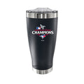 20oz Black Stainless Steel Tumbler, MLB American League Champs 2025, Direct Print, Toronto Blue Jays