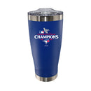 20oz Royal Blue Stainless Steel Tumbler, MLB American League Champs 2025, Direct Print, Toronto Blue Jays