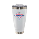 20oz White Stainless Steel Tumbler, MLB American League Champs 2025, Direct Print, Toronto Blue Jays
