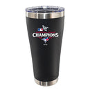 30oz Black Stainless Steel Tumbler, MLB American League Champs 2025, Direct Print, Toronto Blue Jays