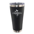 30oz Black Stainless Steel Tumbler, MLB American League Champs 2025, Etched, Toronto Blue Jays