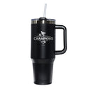 40oz Black Stainless Steel Colossal Tumbler, MLB American League Champs 2025, Etched, Toronto Blue Jays
