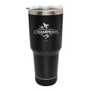 30oz Black Bluetooth Tumbler, MLB American League Champs 2025, Etched, Toronto Blue Jays