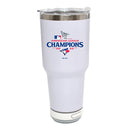 30oz White Bluetooth Tumbler, MLB American League Champs 2025, Direct Print, Toronto Blue Jays