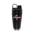 22oz Black Stainless Steel Beverage Blender Bottle, MLB American League Champs 2025, Direct Print, Toronto Blue Jays