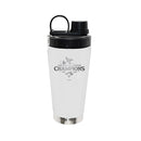 22oz White Stainless Steel Beverage Blender Bottle, MLB American League Champs 2025, Etched, Toronto Blue Jays
