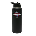 34oz Black Quencher Water Bottle, MLB American League Champs 2025, Direct Print, Toronto Blue Jays