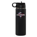 22oz Black Stainless Steel Water Bottle, MLB American League Champs 2025, Direct Print, Toronto Blue Jays