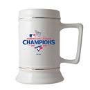 28oz White Ceramic Stein, MLB American League Champs 2025, Sublimation, Toronto Blue Jays