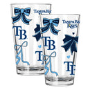  Rays 2pk 16oz Bow Pint Glass 