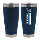 20oz Navy SS Tumbler, DP, Let's Go Team Stripe, Tampa Bay Rays
