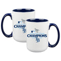 2pk 15oz White Mug w/Navy Inner Color, ALCS 2026, Tampa Bay Rays