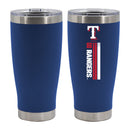 20oz Royal Blue SS Tumbler, DP, Let's Go Team Stripe, Texas Rangers