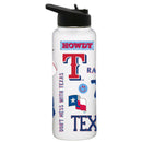 34oz Quencher, White with Loco Design | Texas Rangers