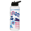 34oz Quencher, White with Loco Design | Texas Rangers