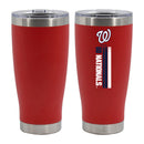 20oz Red SS Tumbler, DP, Let's Go Team Stripe, Washington Nationals