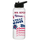 34oz Quencher, White with Loco Design | Washington Nationals