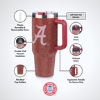 40oz TC Bling Game Tumbler w/ Vintage logo I |  University Of Alabama