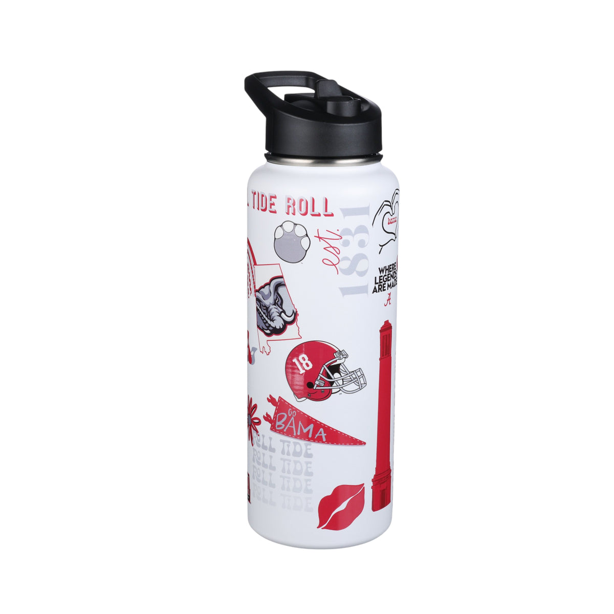 34oz Team Spirit Water Bottle I |  University Of Alabama