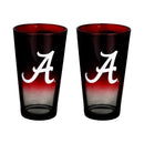 2-Pack Ombre Pint Glasses I |  University Of Alabama
