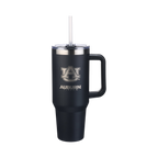 40oz Black Tumbler Lazer Engraved I |  Auburn University