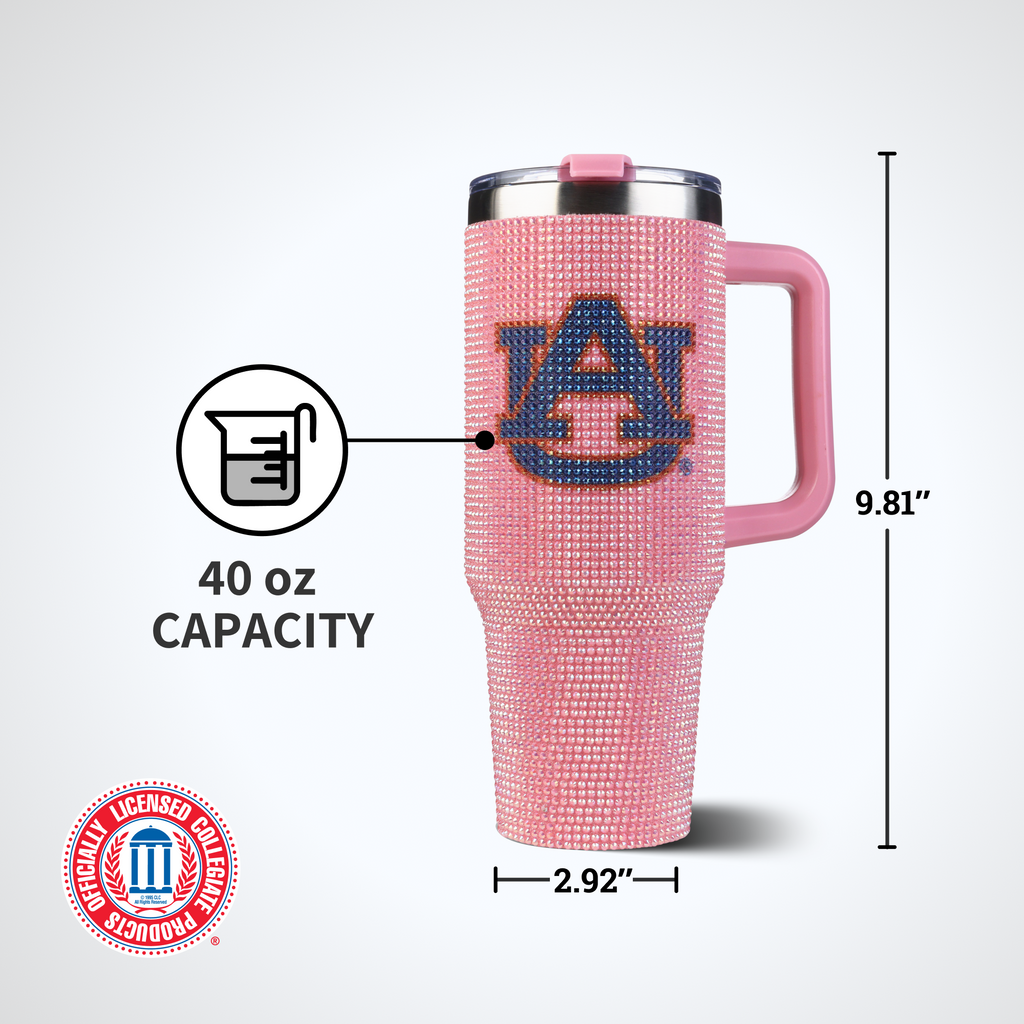 40oz Pink Bing Tumbler I |  Auburn University