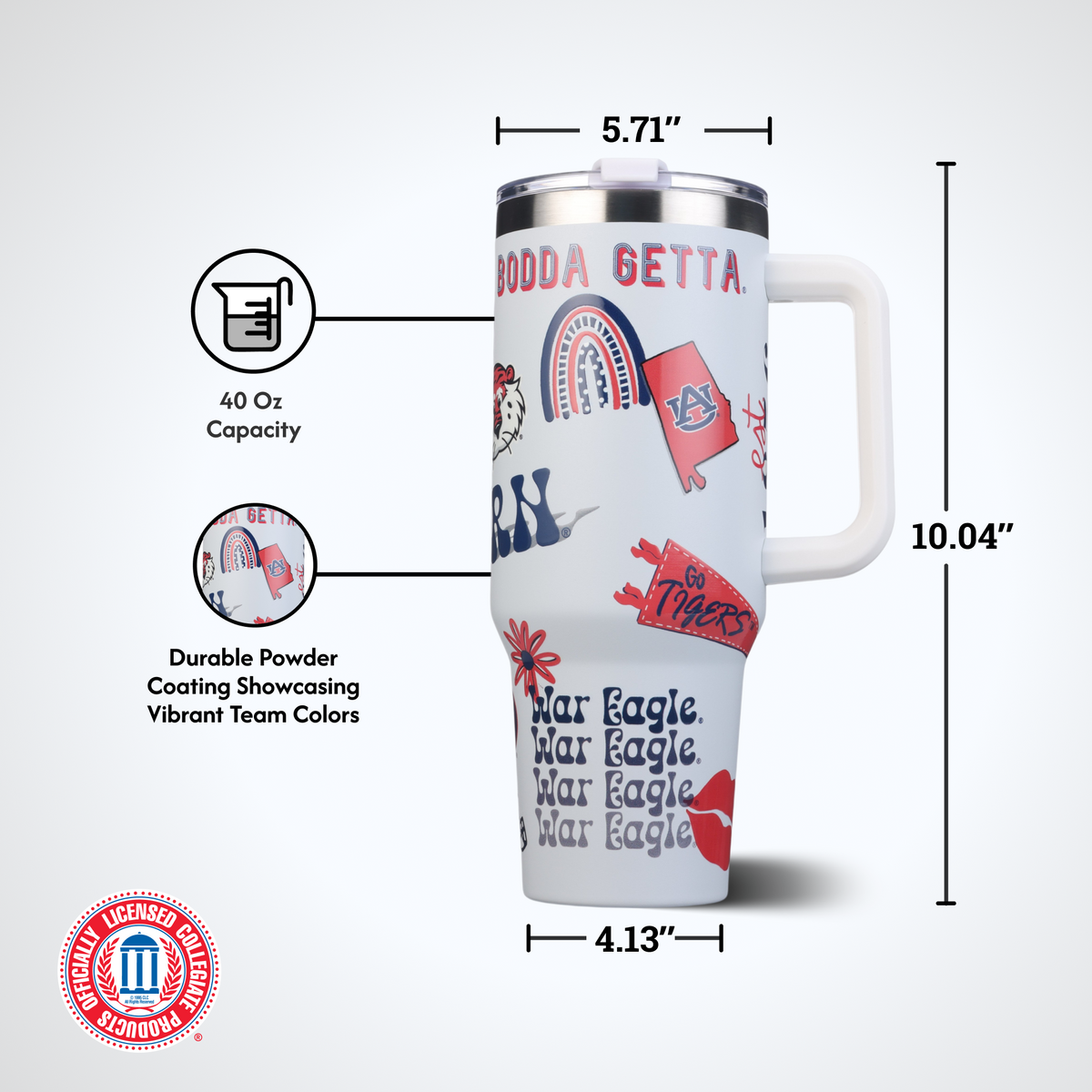 40oz Team Spirit Tumblers I |  Auburn University