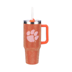 40oz TC Bling Game Tumbler w/ Vintage logo I |  Clemson University