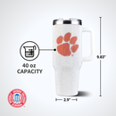 40oz Bling Colossal Tumbler | Clemson University