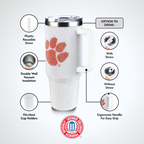 40oz Bling Colossal Tumbler | Clemson University