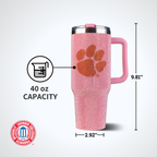 40oz Pink Bing Tumbler I |  Clemson University