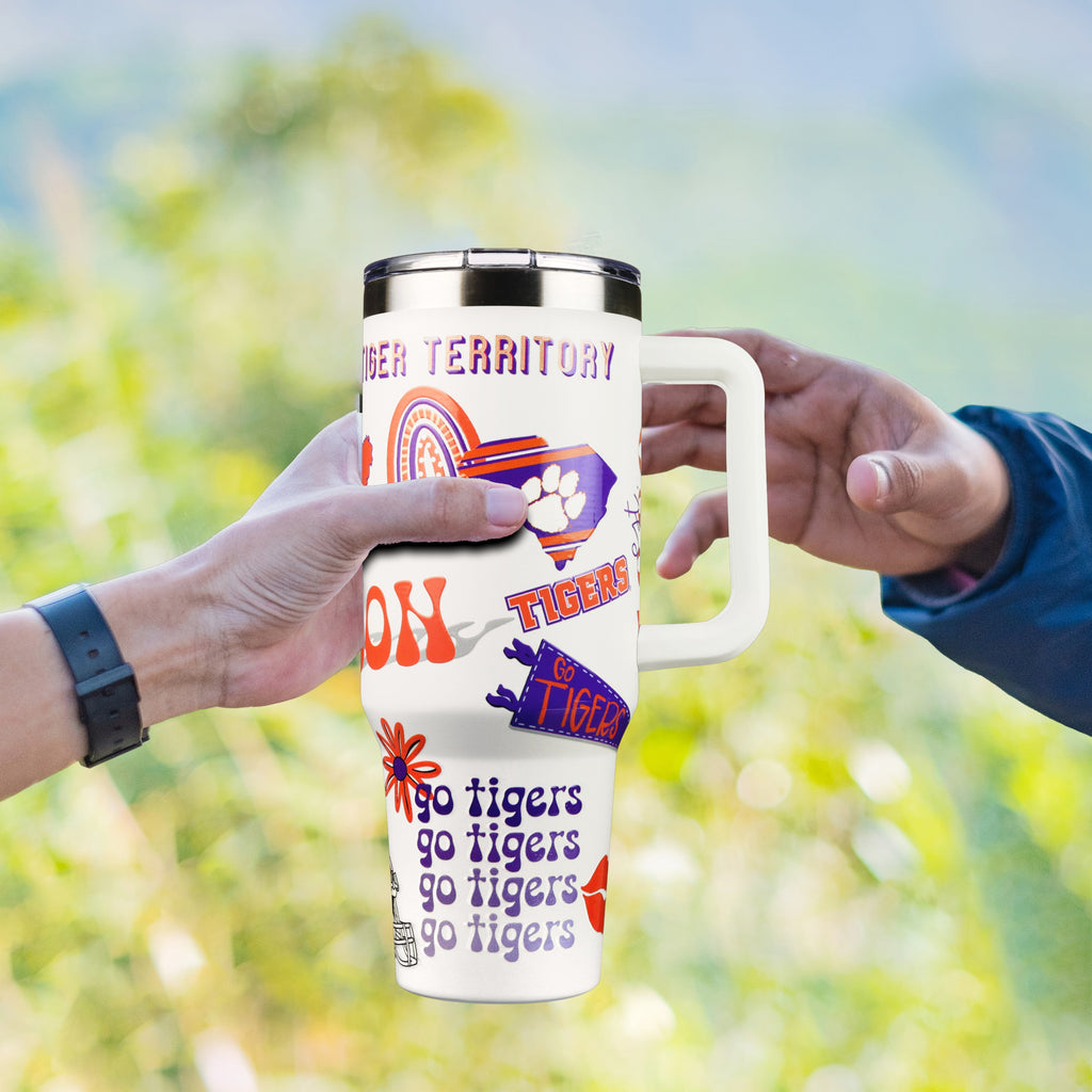 40oz Team Spirit Tumblers I |  Clemson University