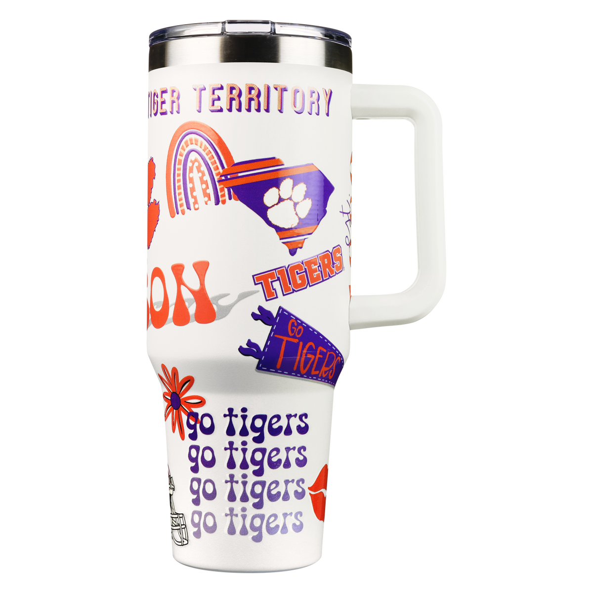 40oz Team Spirit Tumblers I |  Clemson University