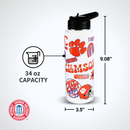 34oz Team Spirit Water Bottle I |  Clemson University
