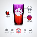 2-Pack Ombre Pint Glasses I |  Clemson University