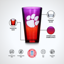 2-Pack Ombre Pint Glasses I |  Clemson University