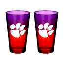 2-Pack Ombre Pint Glasses I |  Clemson University
