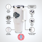 40oz Bling Colossal Tumbler | University of Colorado, Boulder