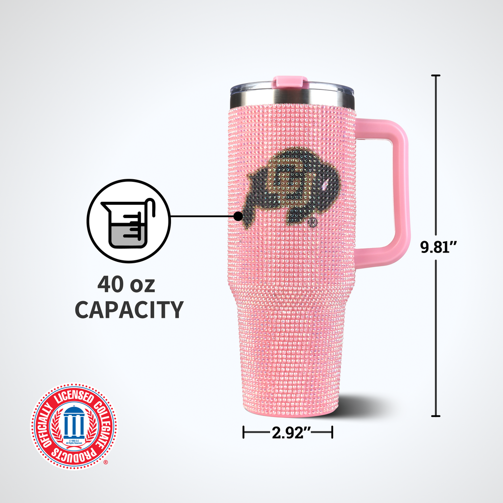 40oz Pink Bing Tumbler I |  University Of Colorado, Boulder