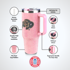 40oz Pink Bing Tumbler I |  University Of Colorado, Boulder