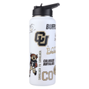 34oz Team Spirit Water Bottle I |  University Of Colorado, Boulder